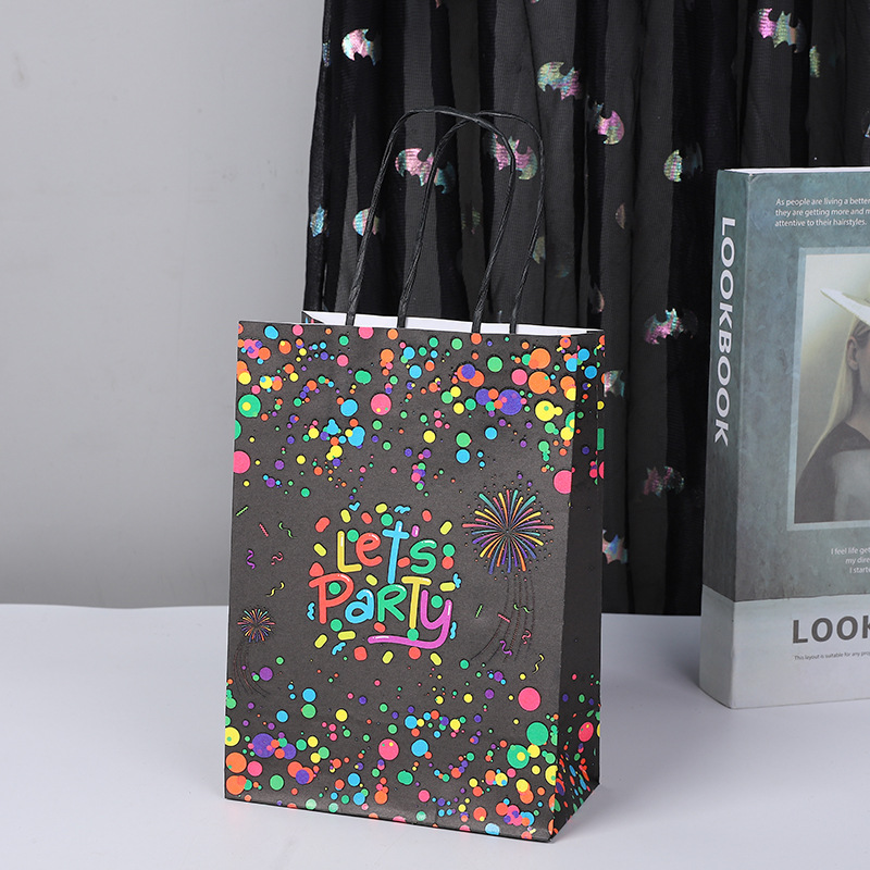 Glow In Dark Paper Gift Bag Ne - Let'S Party Event Supply ulasan dan harga