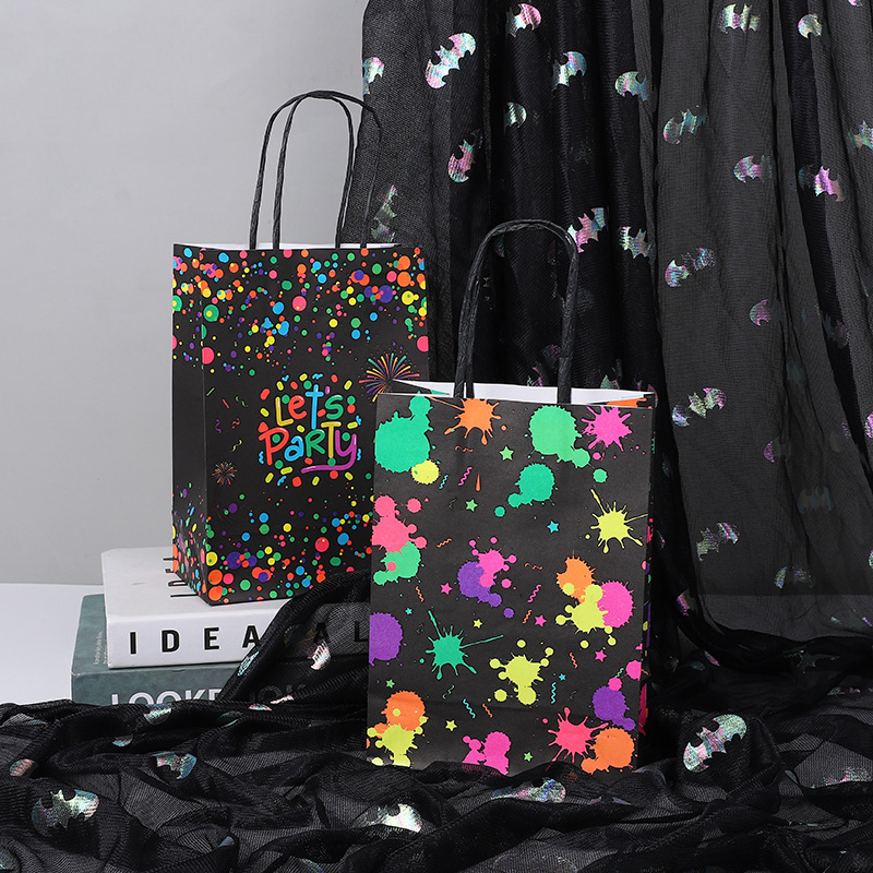 Glow In Dark Paper Gift Bag Ne - Let'S Party Event Supply ulasan dan harga