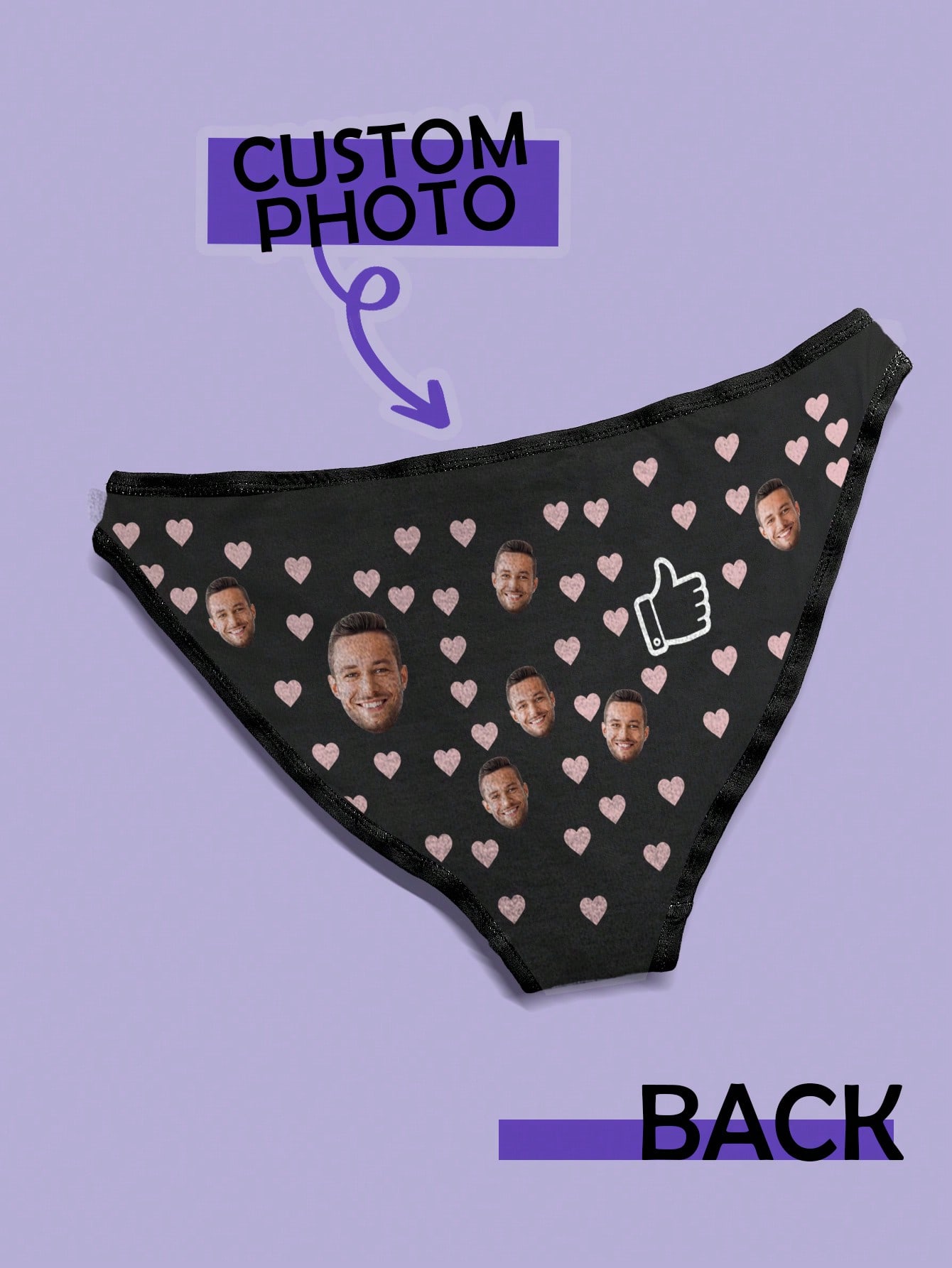 Custom Face Thong For Her Pers - Cotton Candy Cone ulasan dan harga