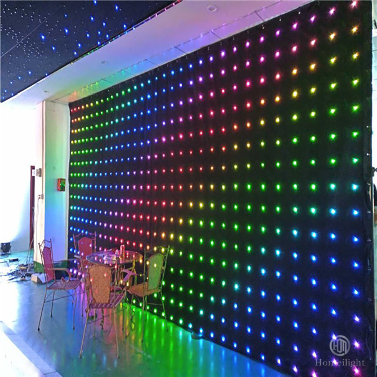 P10cm 4*6m Led Video Curtain F - Event Party Dj ulasan dan harga