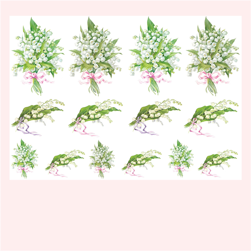 Lily of the Valley Stickers Vi - Flower Wall Panel ulasan dan harga