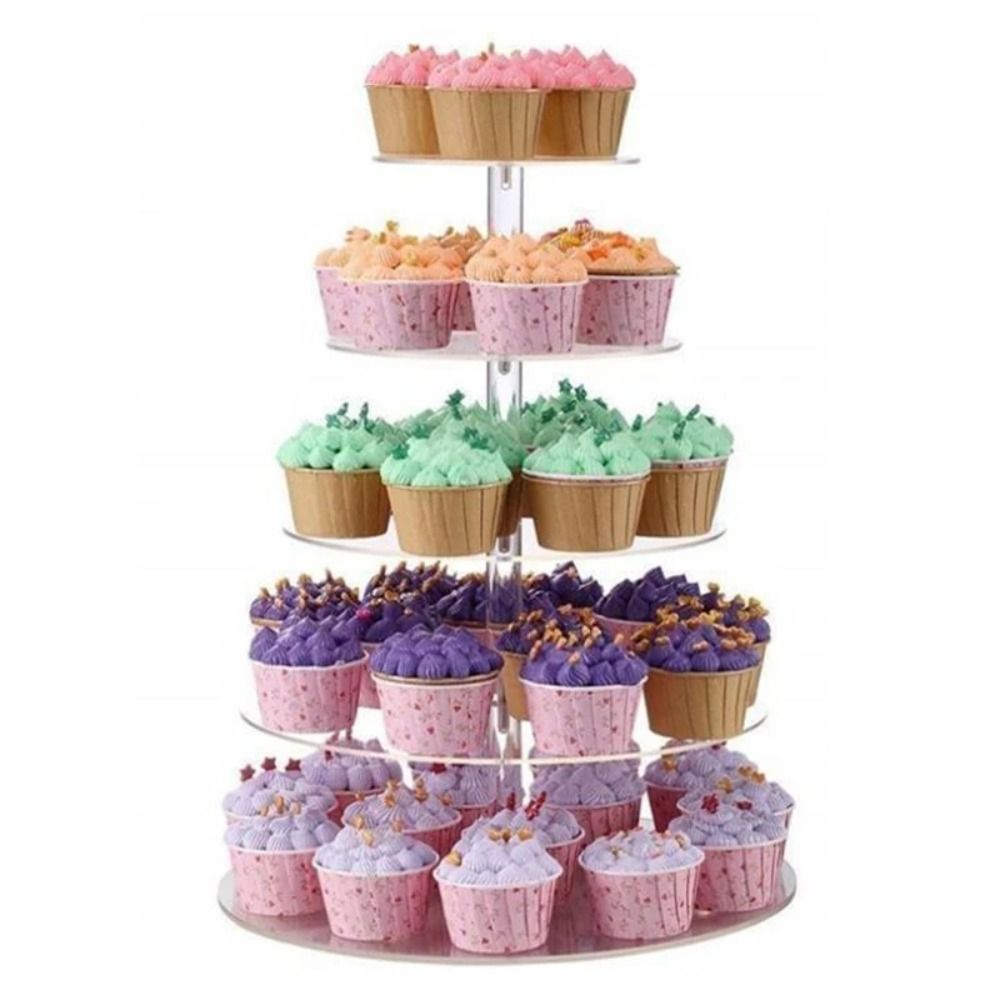 Clear Acrylic Cupcake Stand 3/ - Cupcake Stand Tier ulasan dan harga