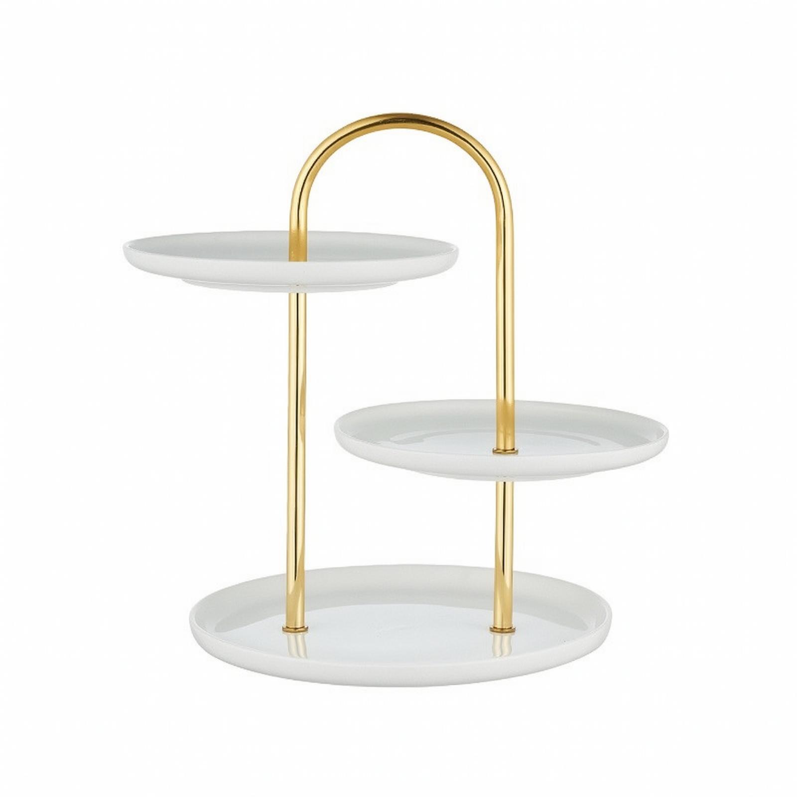 Tier Stand with Handle Ceramic - Cupcake Stand Tier ulasan dan harga