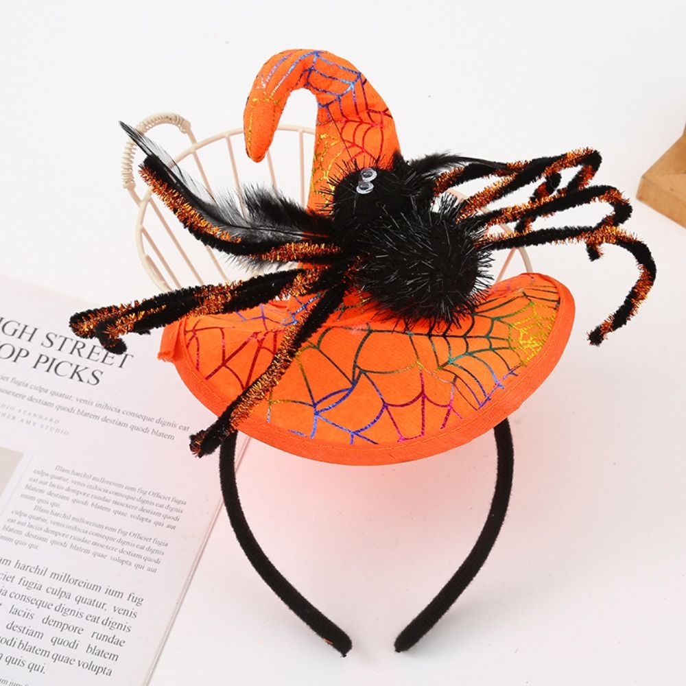 Cute Spider Halloween Witch Ha - Party Hat Cone ulasan dan harga