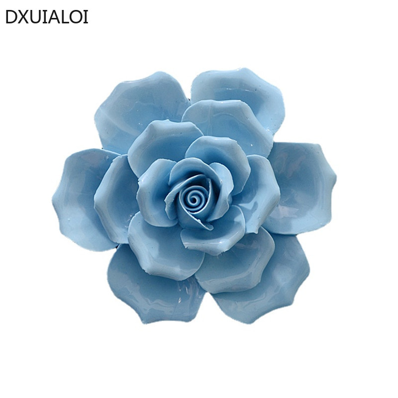 1pc Wall mounted ceramic flowe - Flower Wall Panel ulasan dan harga