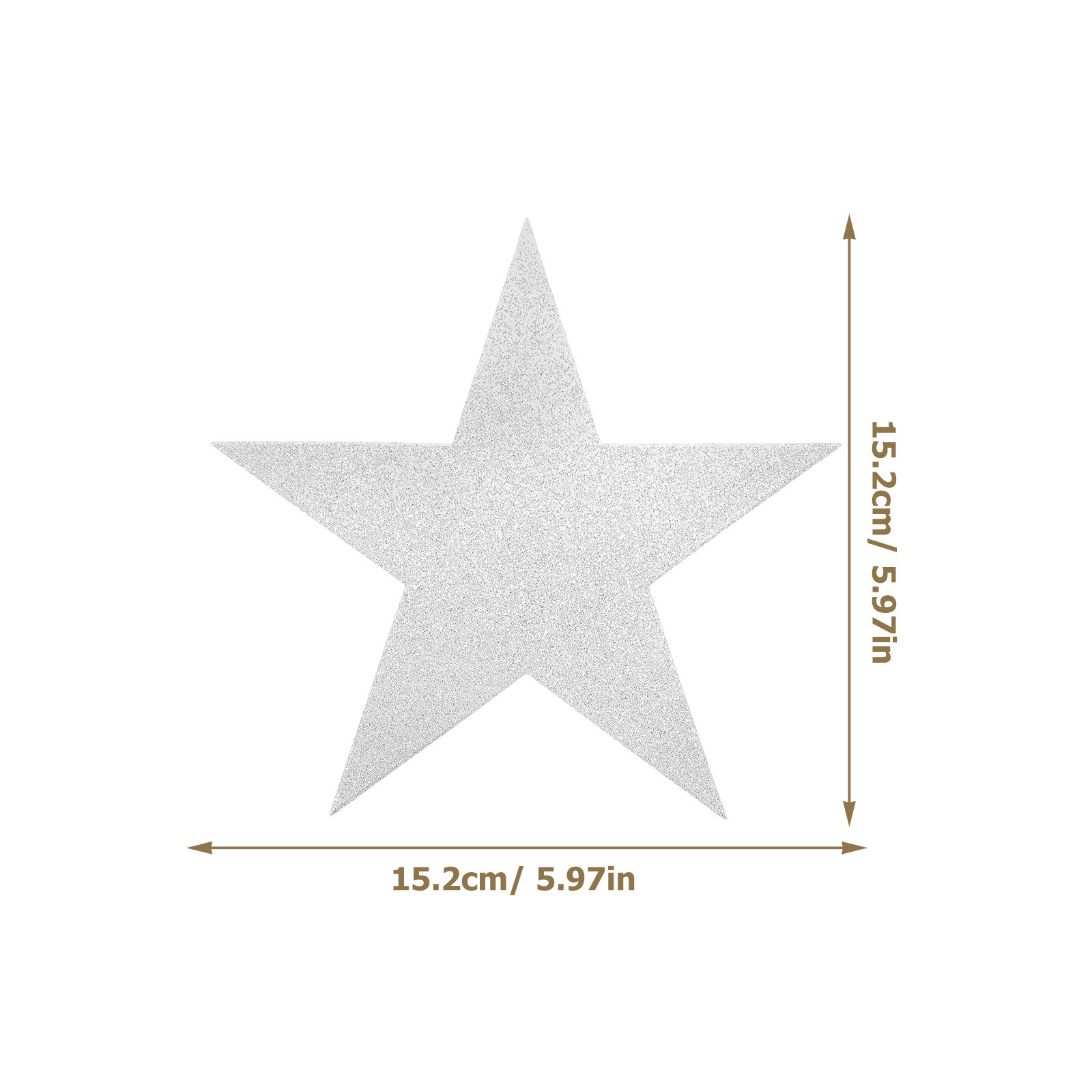 50Sheets Glitter Star Cutouts  - Papercraft Supply Confetti ulasan dan harga