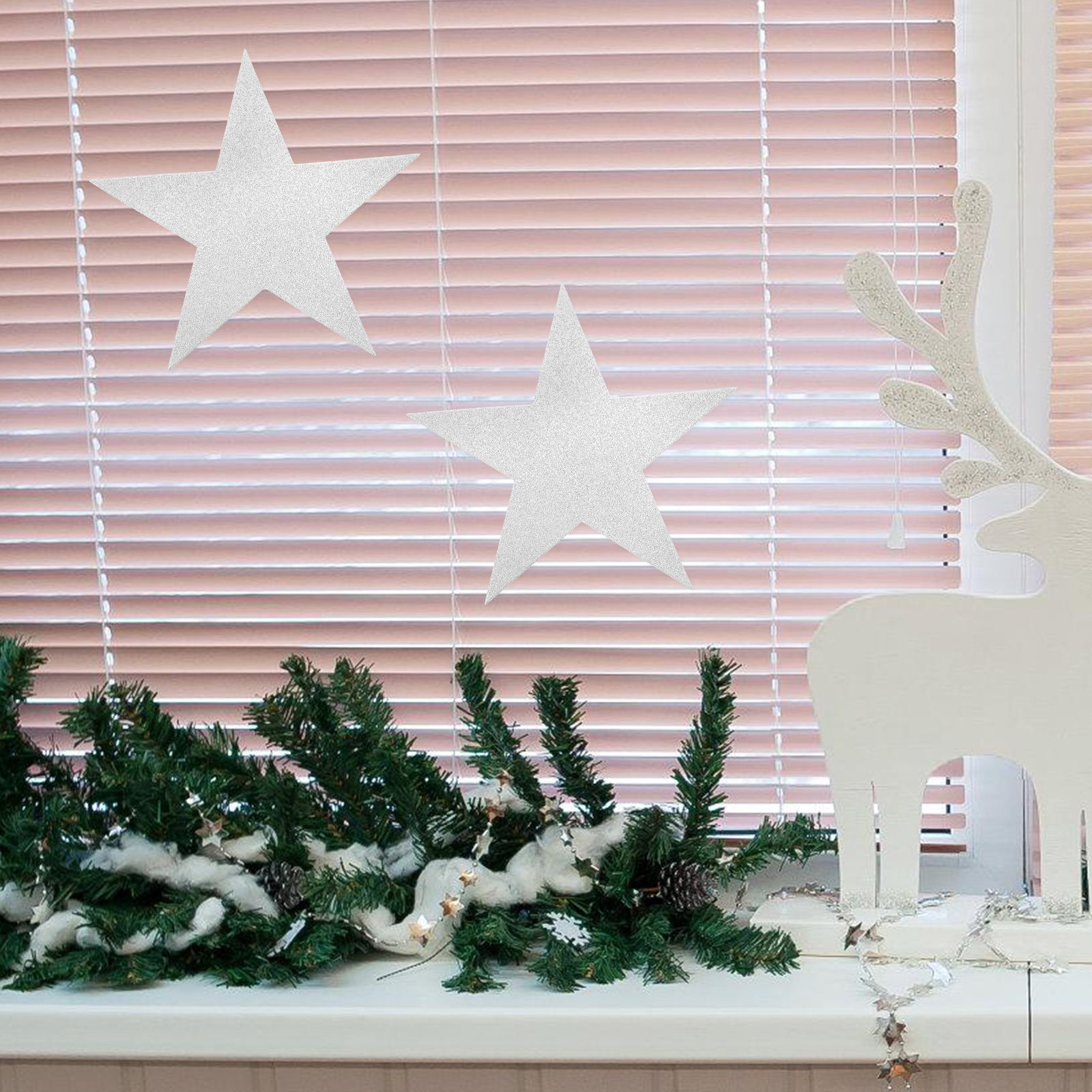50Sheets Glitter Star Cutouts  - Papercraft Supply Confetti ulasan dan harga