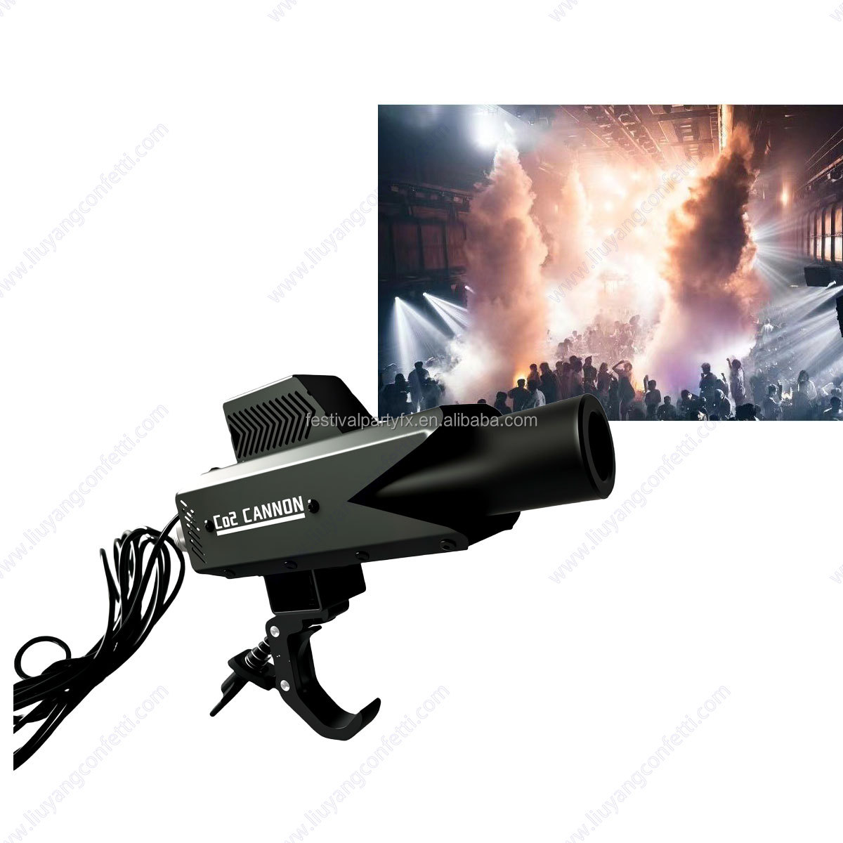 H-C06 Electric Control CO2 Jet - Event Party Dj ulasan dan harga