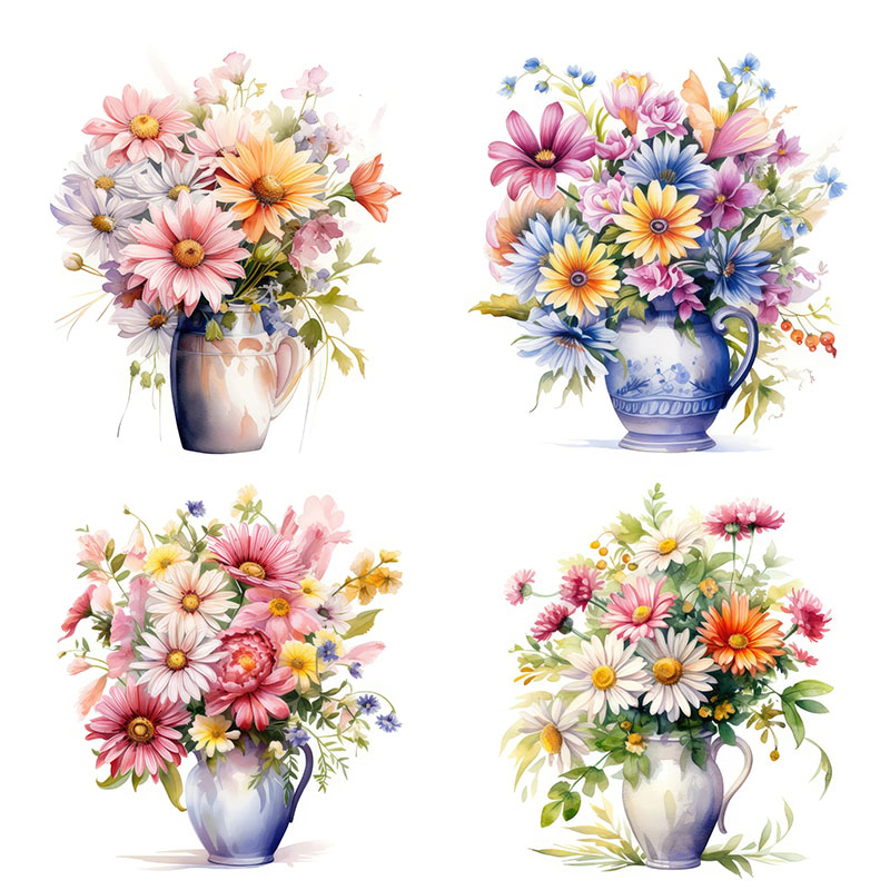C51# Minimalist flowers  Wall  - Flower Wall Panel ulasan dan harga