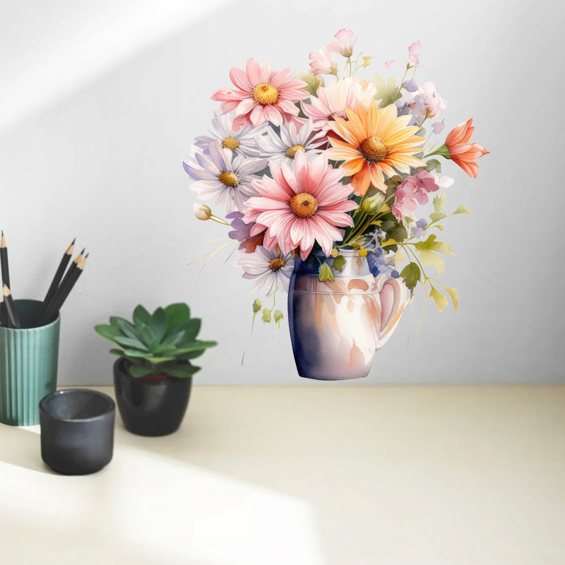 C51# Minimalist flowers  Wall  - Flower Wall Panel ulasan dan harga