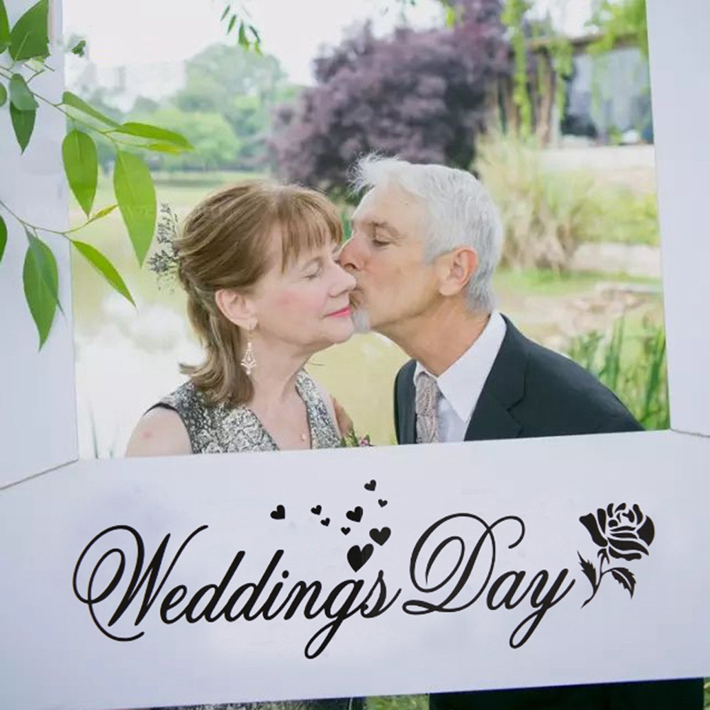 Wedding Day Photo Frame DIY Ph - Photo Booth Frame ulasan dan harga