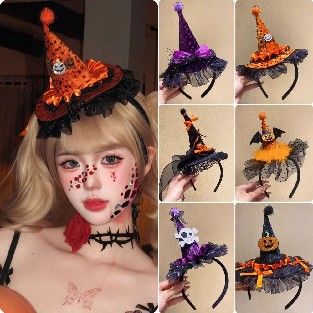 Funny Spider Halloween Witch H - Party Hat Cone ulasan dan harga