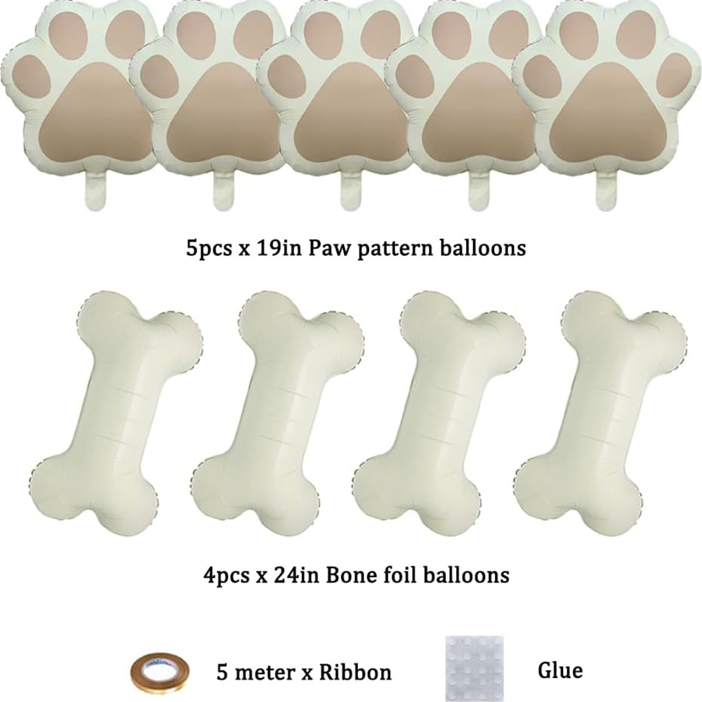 9Pcs/Set Let us Pawty Big Dog  - Let'S Party Event Supply ulasan dan harga