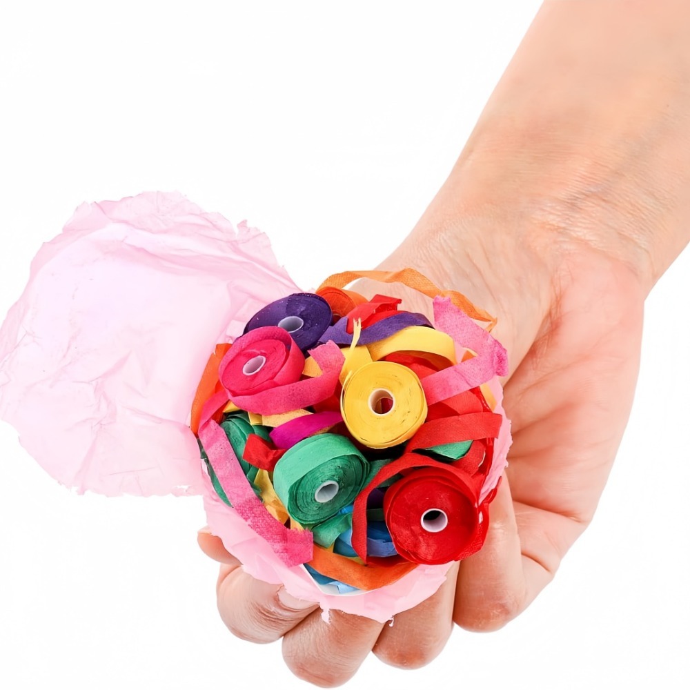 10pcs Hand Throwing Ribbon Pul - Confetti Cannon Tube ulasan dan harga