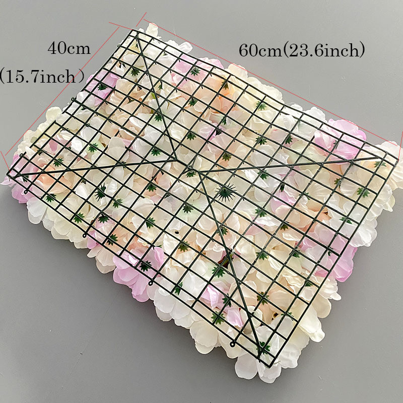 Purple Pink Aritificial Flower - Flower Wall Panel ulasan dan harga