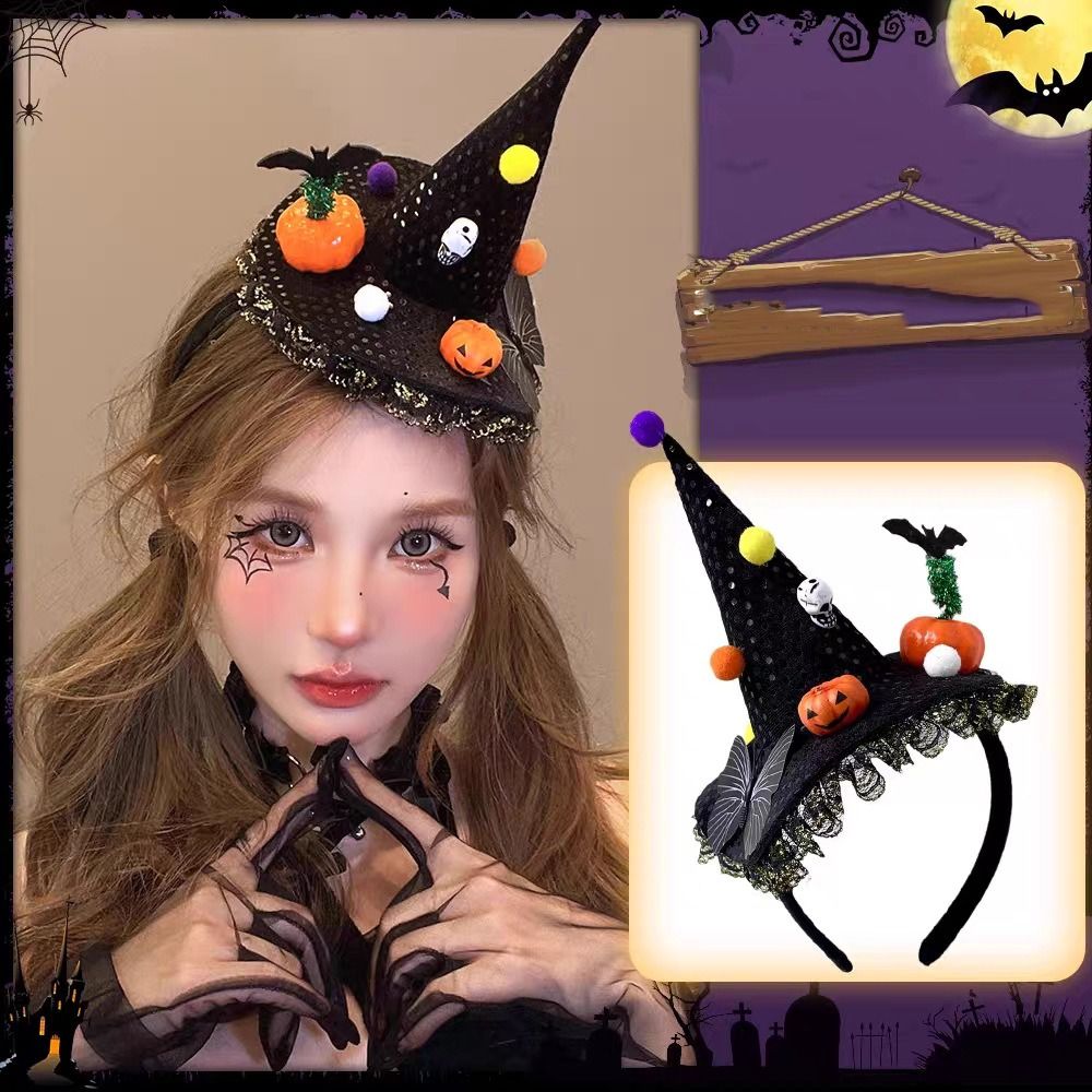 Funny Spider Halloween Witch H - Party Hat Cone ulasan dan harga