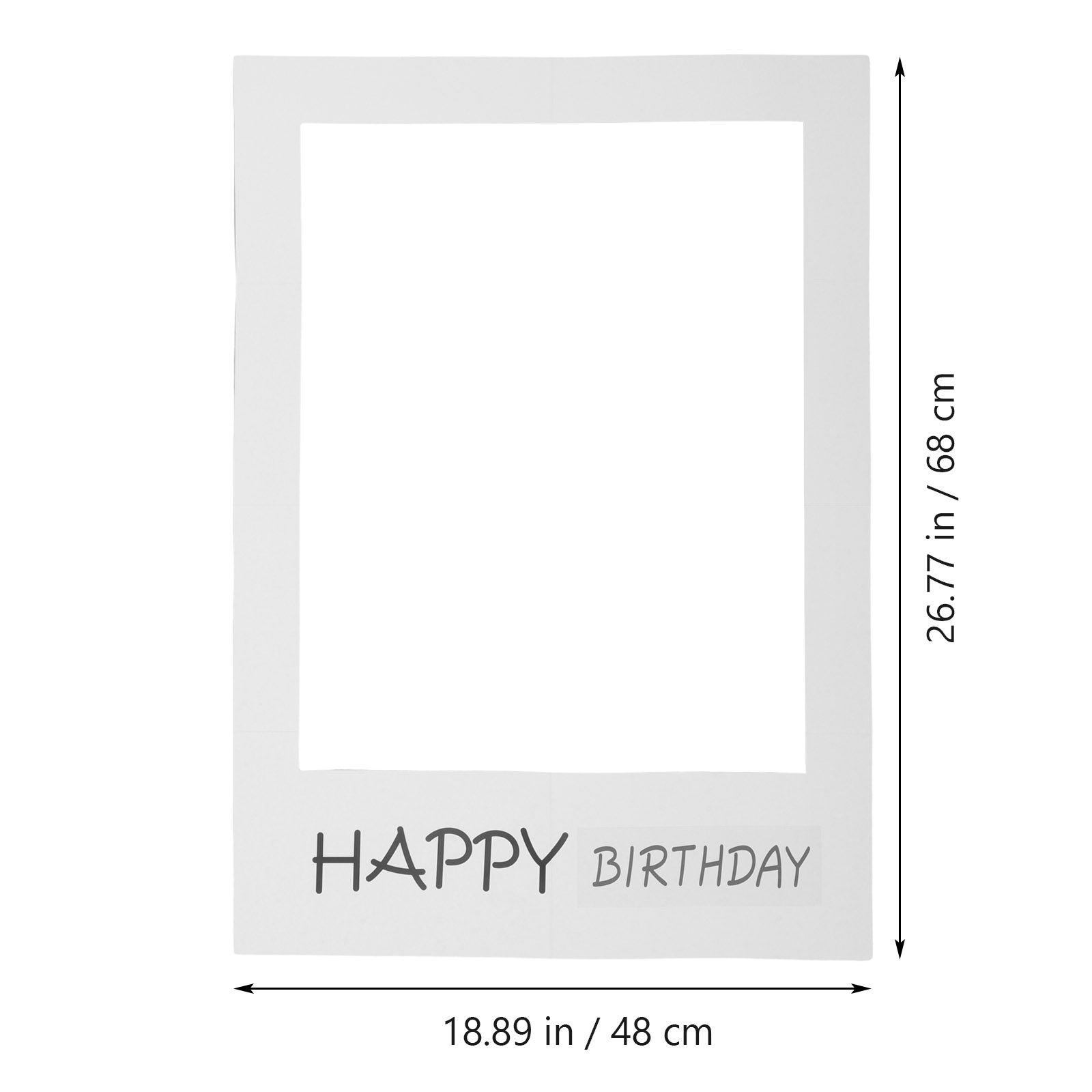 Birthday Photo Props Paper Fra - Photo Booth Frame ulasan dan harga