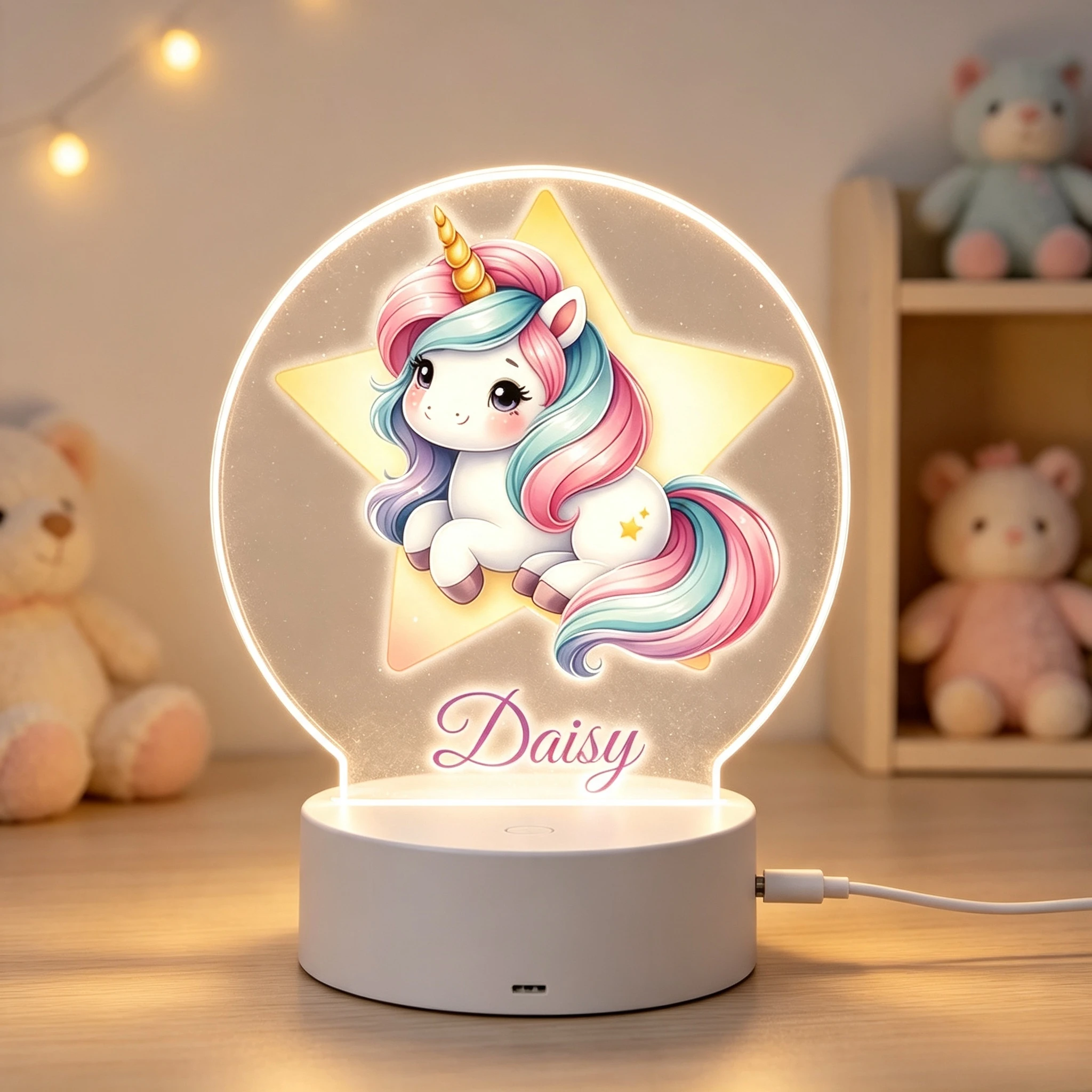 Magical Unicorn Personalized L - Led Balloon Light ulasan dan harga