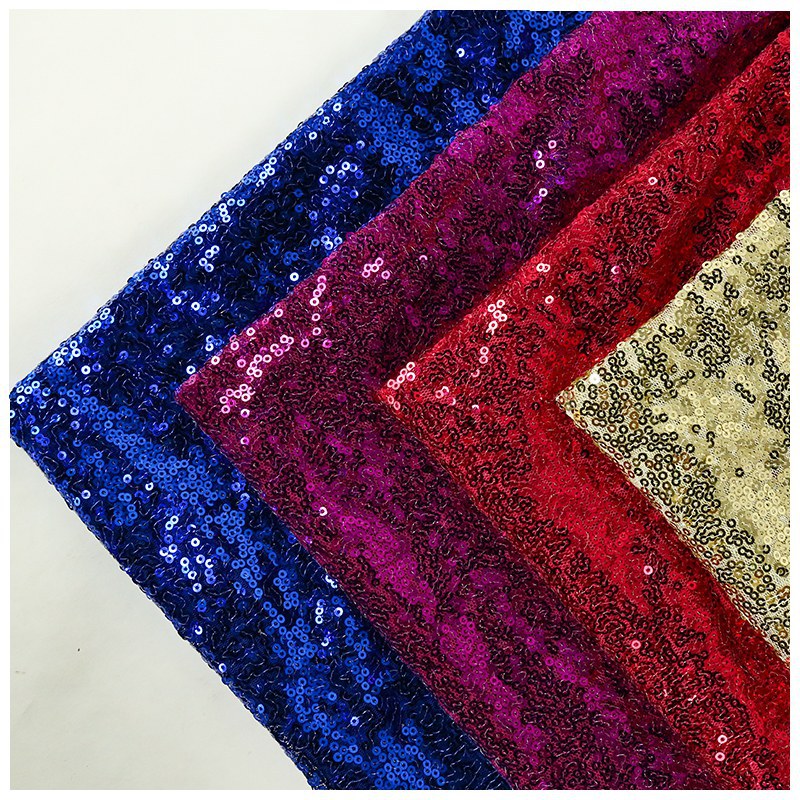 3mm Full Small Sequin Fabric F - Glitter Tablecloth ulasan dan harga