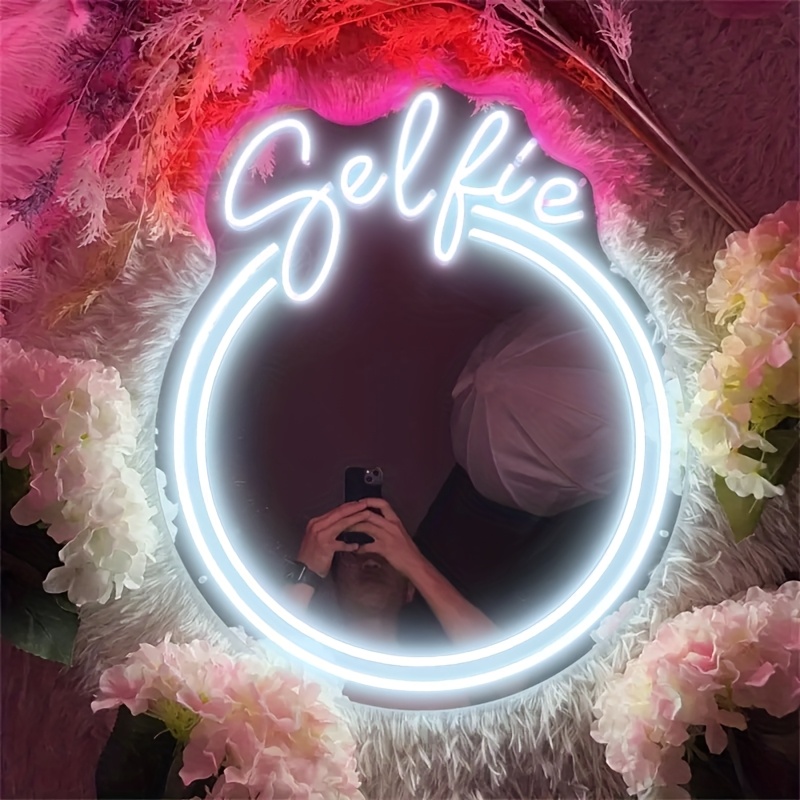 Custom Neon Mirror Signs - Chi - Neon Sign Party ulasan dan harga