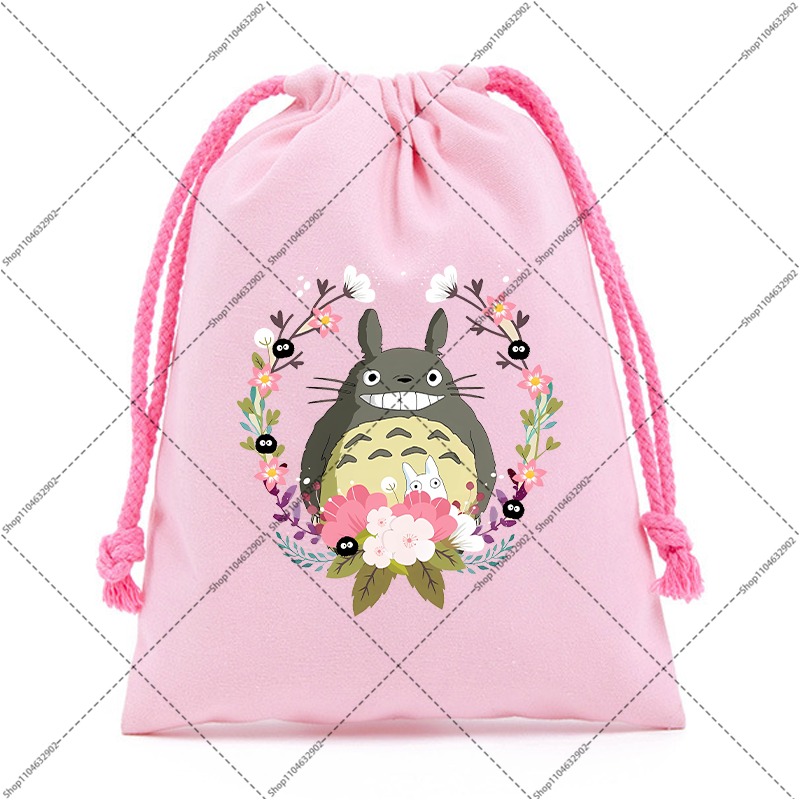 Totoro Cotton Cute Drawstring  - Party Favor Bag ulasan dan harga